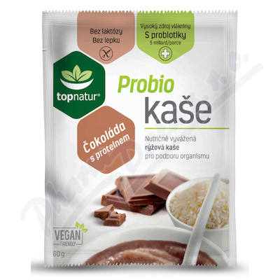 Levně Probio kaše čokoláda s proteinem 60g TOPNATUR