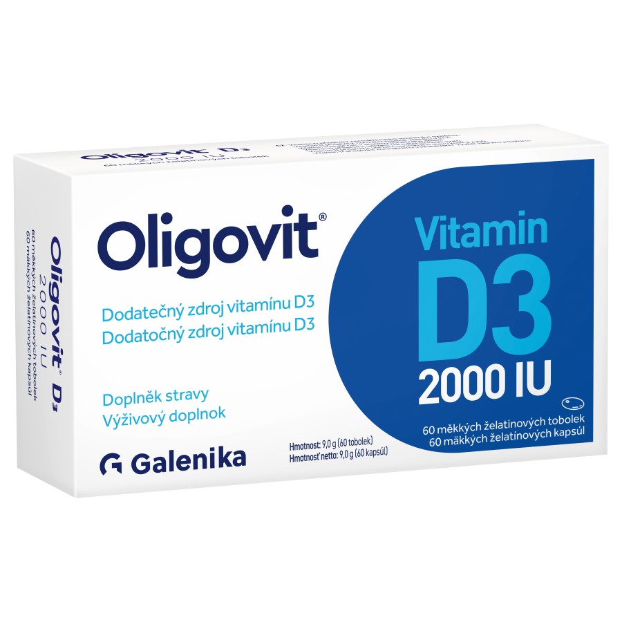 Levně Oligovit Vitamin D3 2000 IU tob.60 Galenika