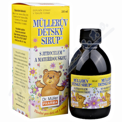 Levně Müllerův dětský sirup s jitrocelem a mateříd.245ml
