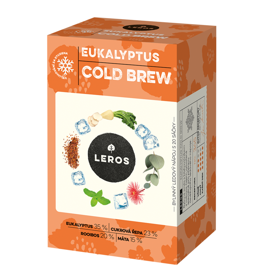 Levně LEROS Eukalyptus Cold Brew čaj 20x1.8g