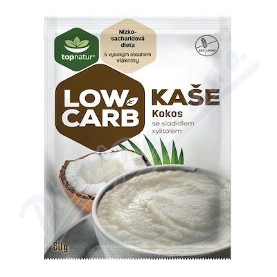 Levně LOW CARB kaše kokosová 60g TOPNATUR