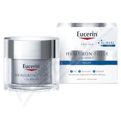 Levně EUCERIN HYALURON-FILLER+3xEFFECT noční krém 50ml