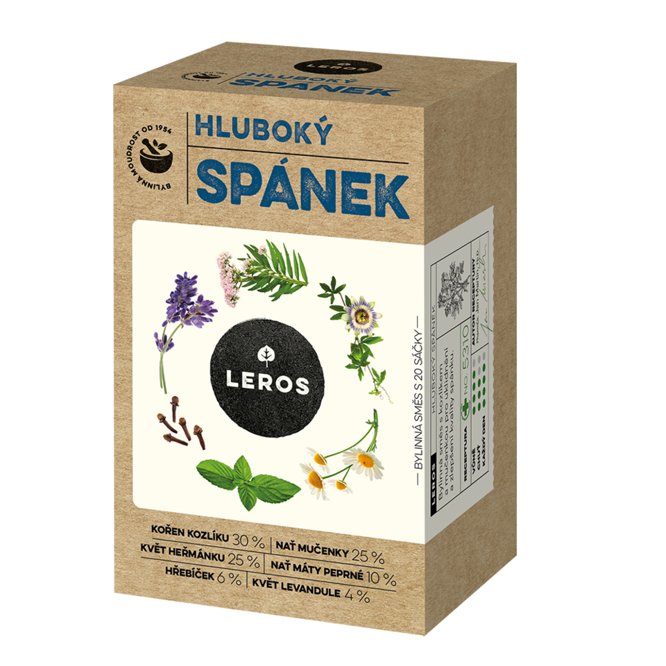 Levně LEROS Hluboký spánek čaj 20x1g