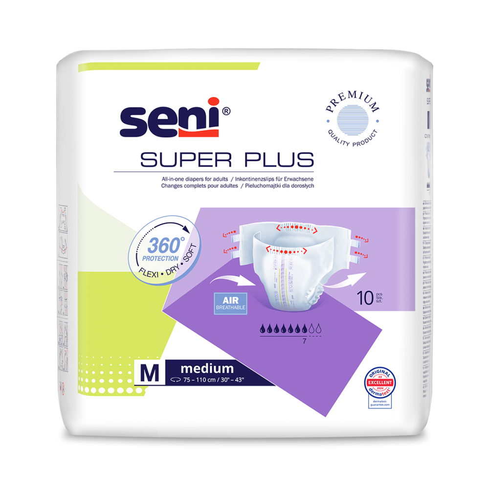 Levně Seni Super Plus inkon.plenkové kalhotky M 10ks