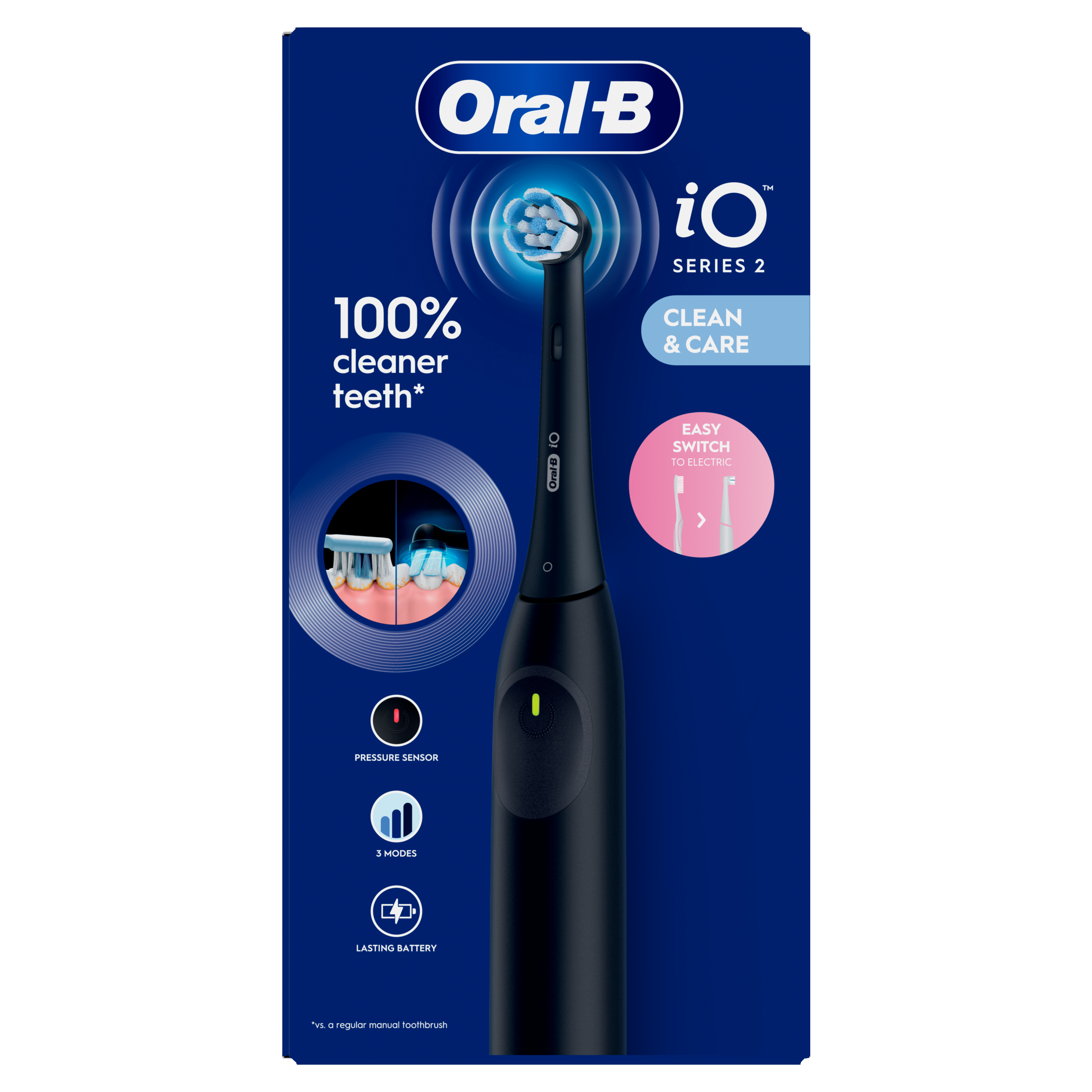 Oral-B iO Series 2 Night Black elektrický zubní kartáček