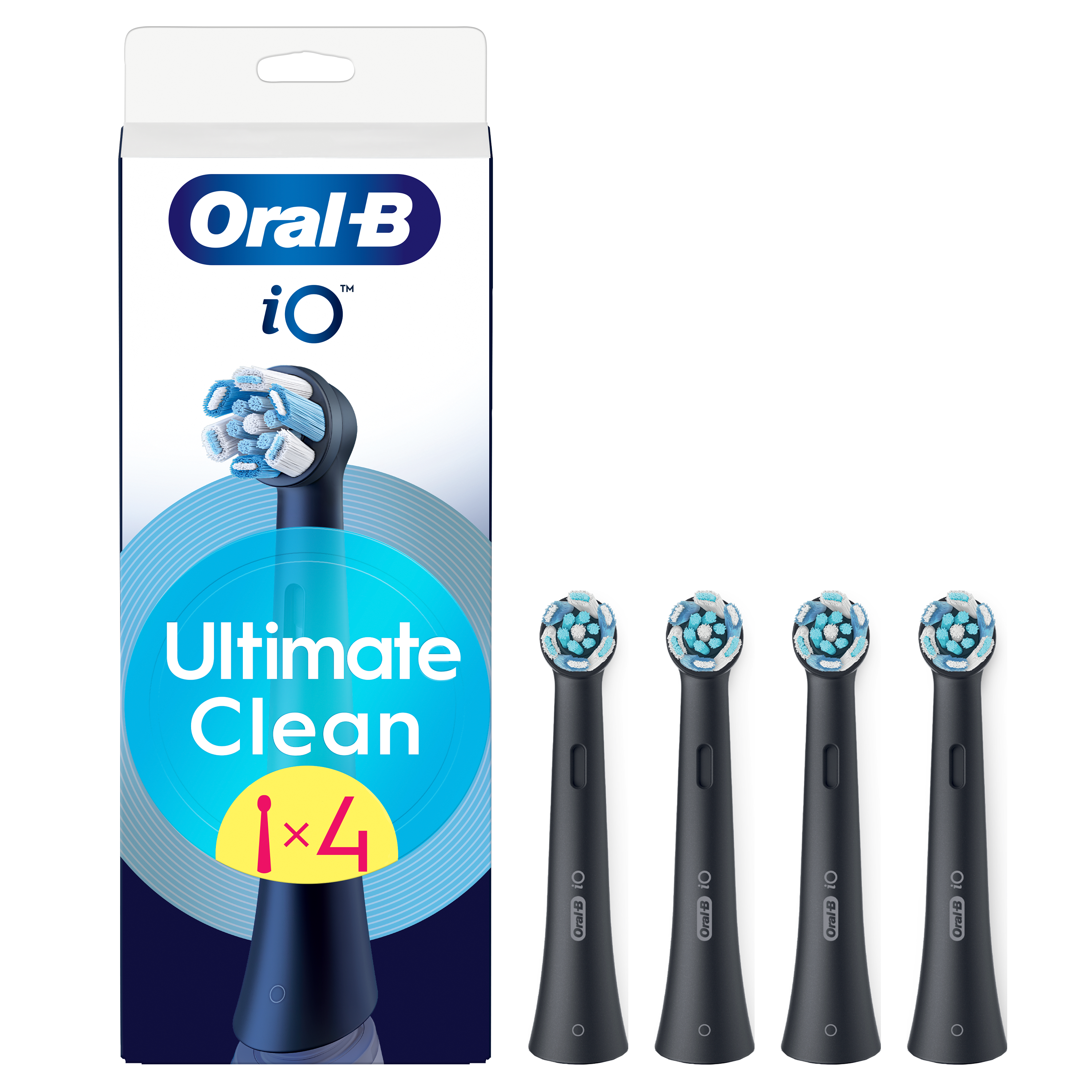 Oral-B iO Ultimate Clean Black náhradní hlavice 4ks