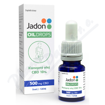 Levně Jadon OIL DROPS konopný olej CBD 10% 5ml