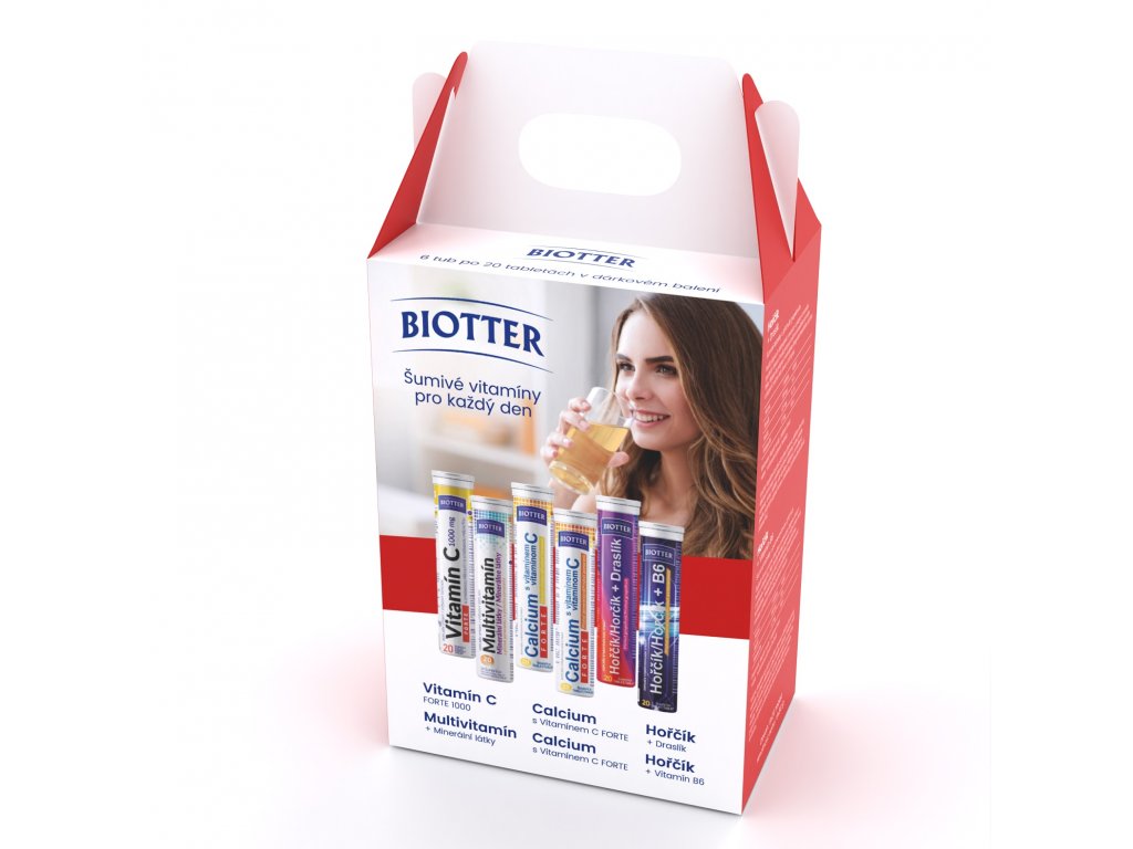 Levně Biotter šumivé vitamíny pro každý den 6x20ks