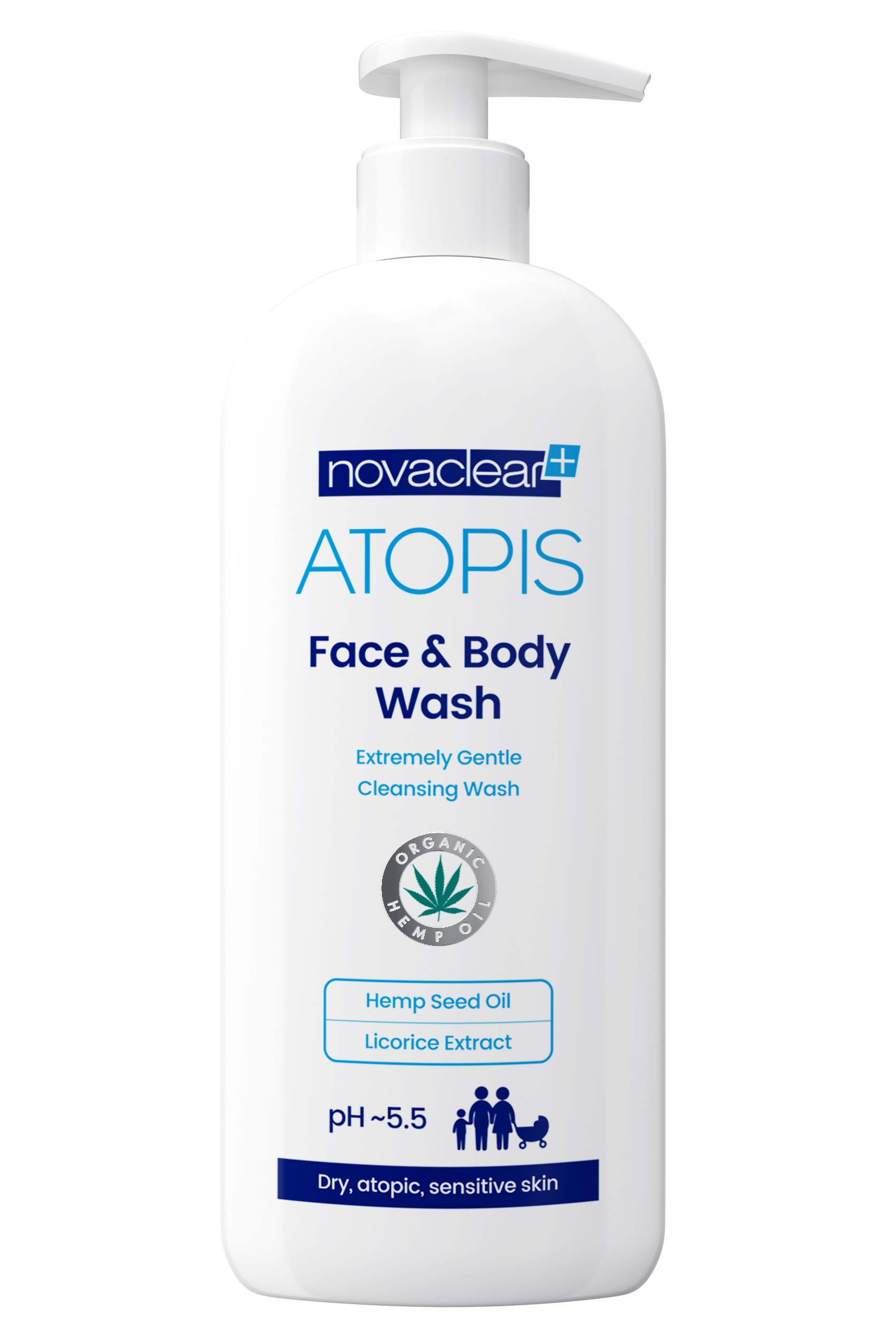 Levně Biotter NC ATOPIS mycí gel na obličej a tělo 500ml