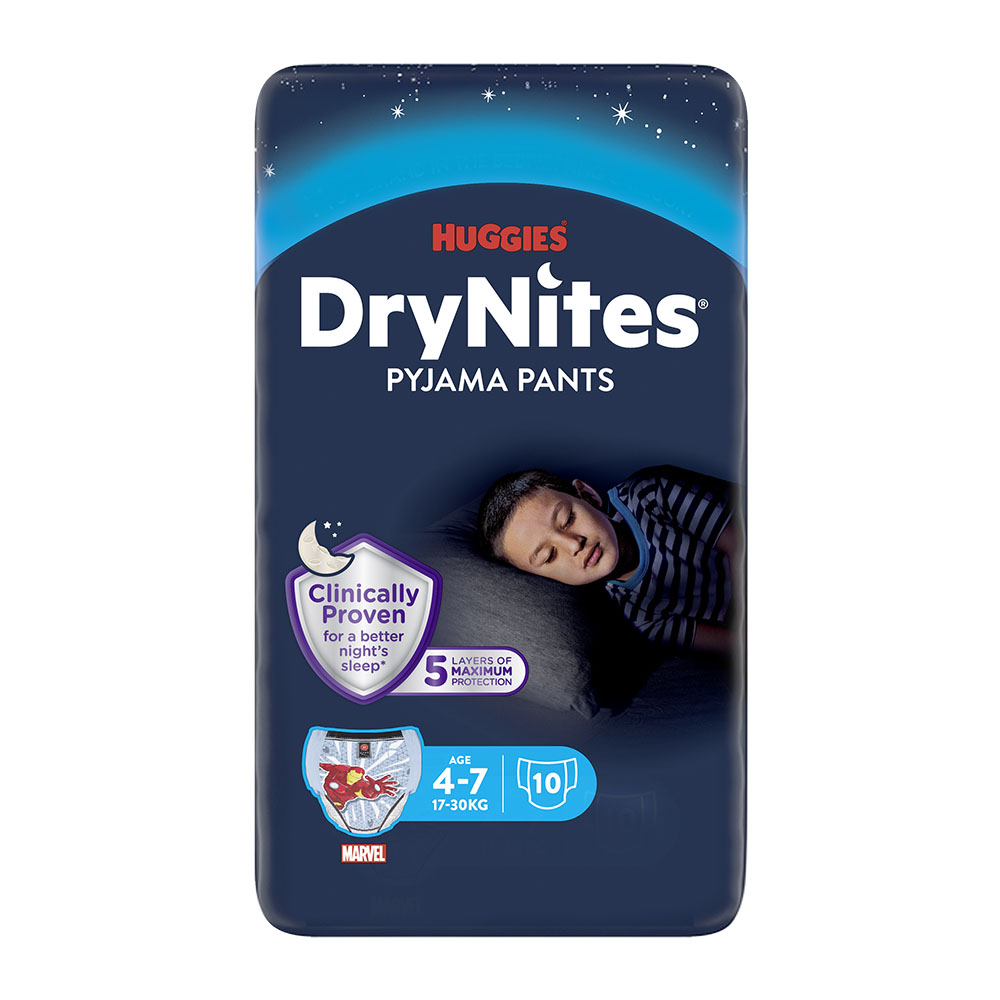 Levně DryNites kalhot.absorb.chlapci 4-7let/17-30kg/10ks