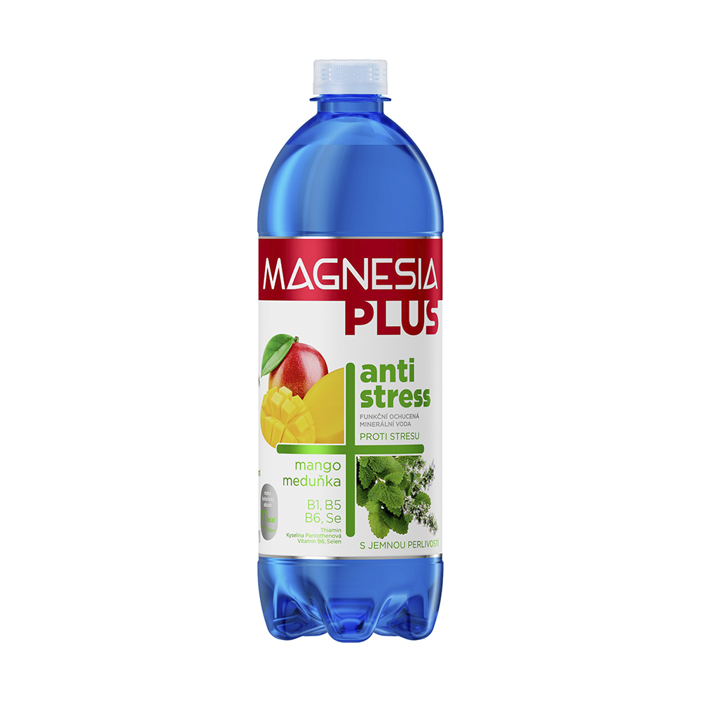 Levně Magnesia Plus Antistres mango+meduňka 700ml