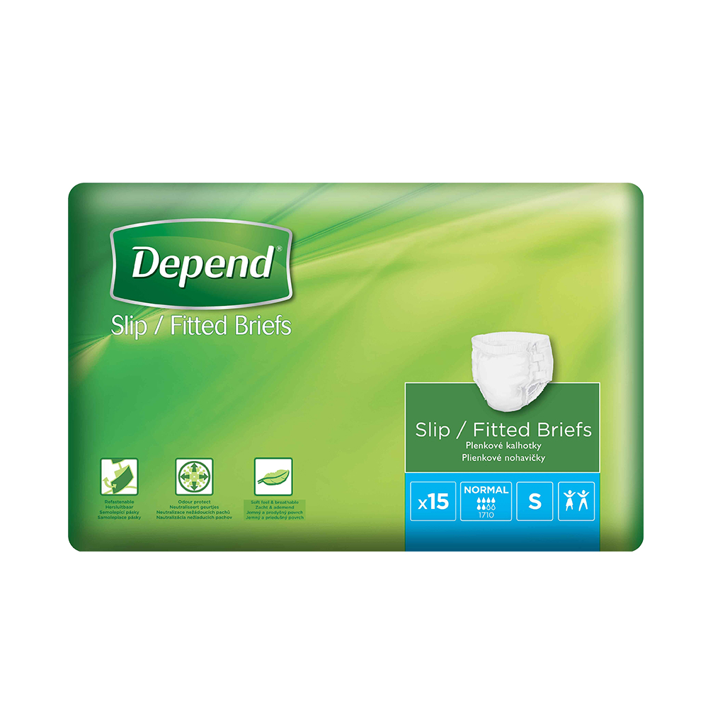 Levně Depend Slip Normal inkont.kalhotky vel.S 15ks