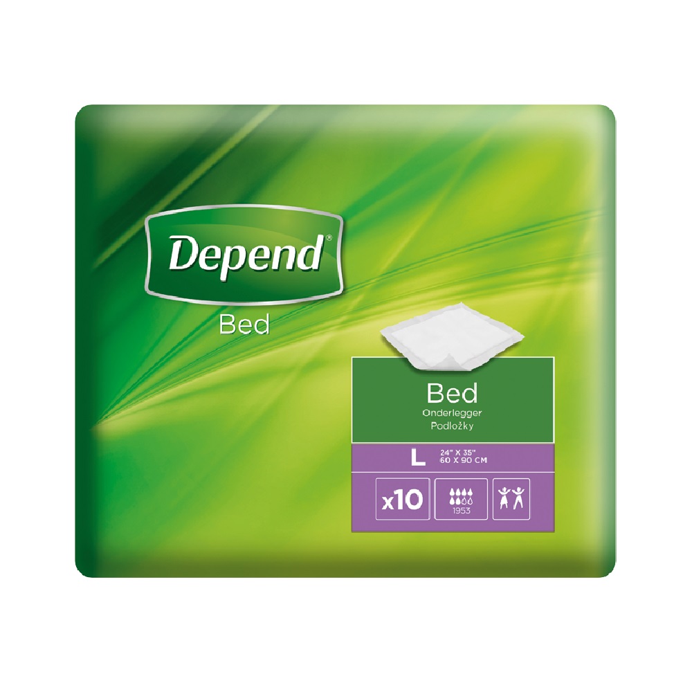 Levně Depend Bed inkont.podložky vel.L 60x90cm 10ks