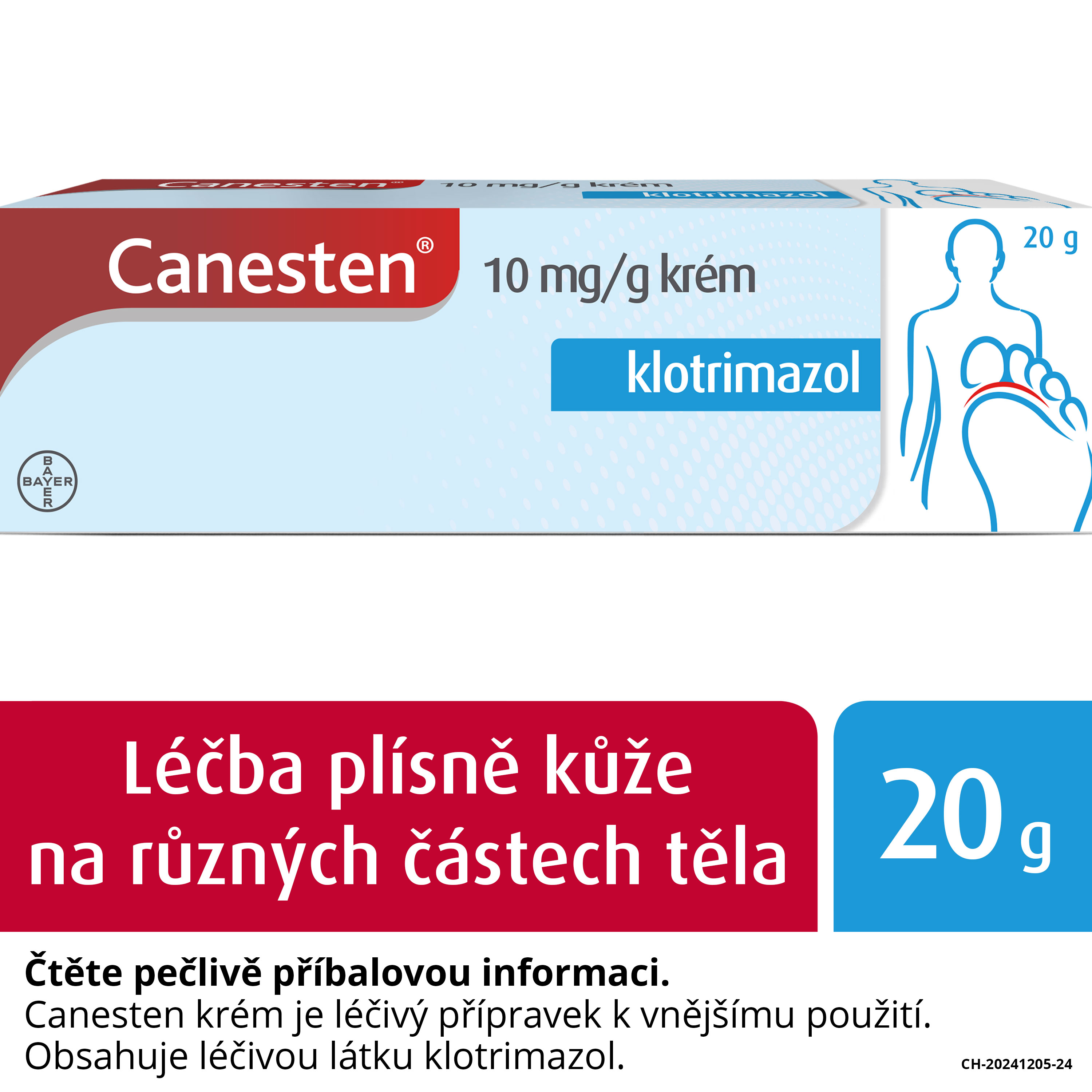 Levně Canesten krém 10mg/g, 20g