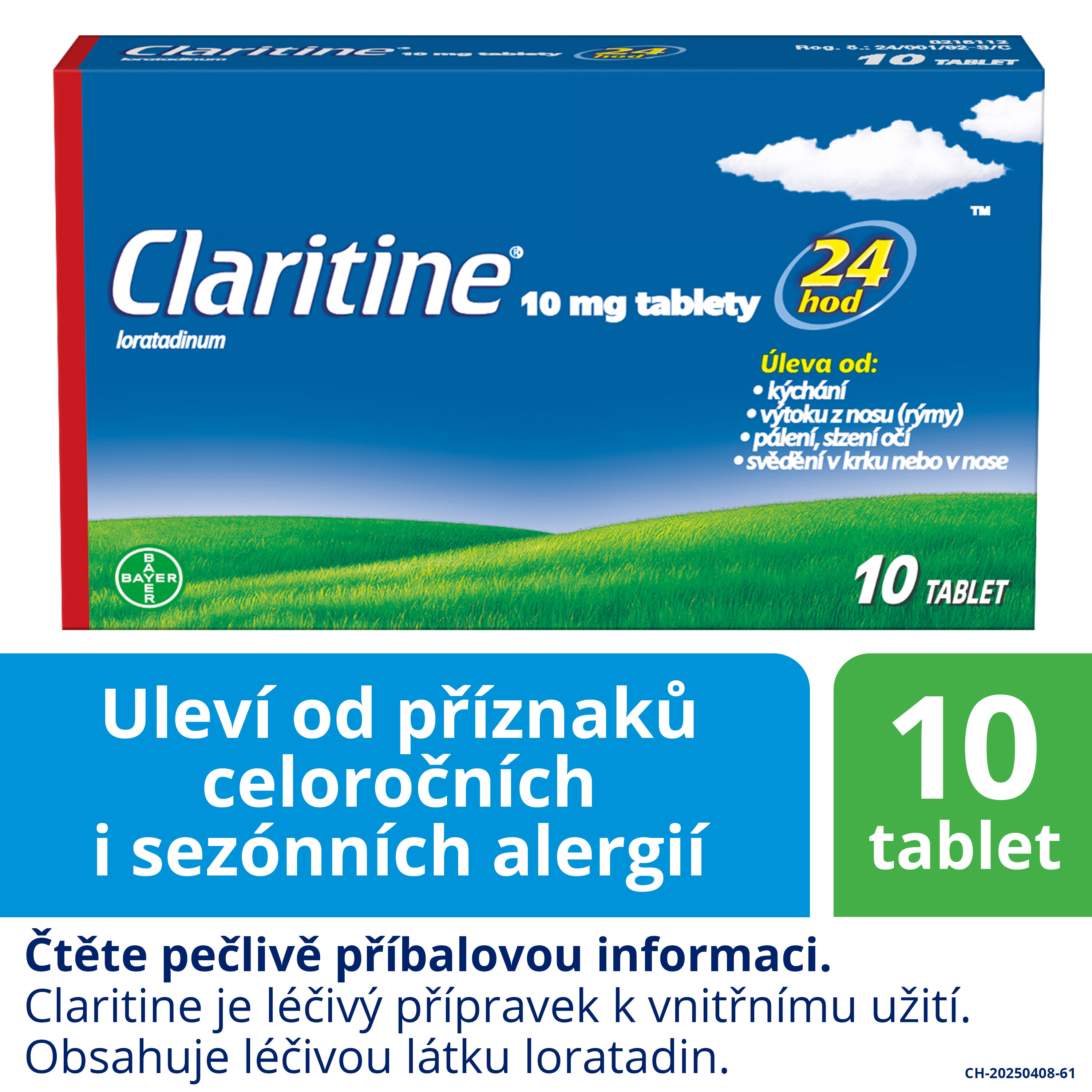 Levně Claritine 10mg, 10 tablet