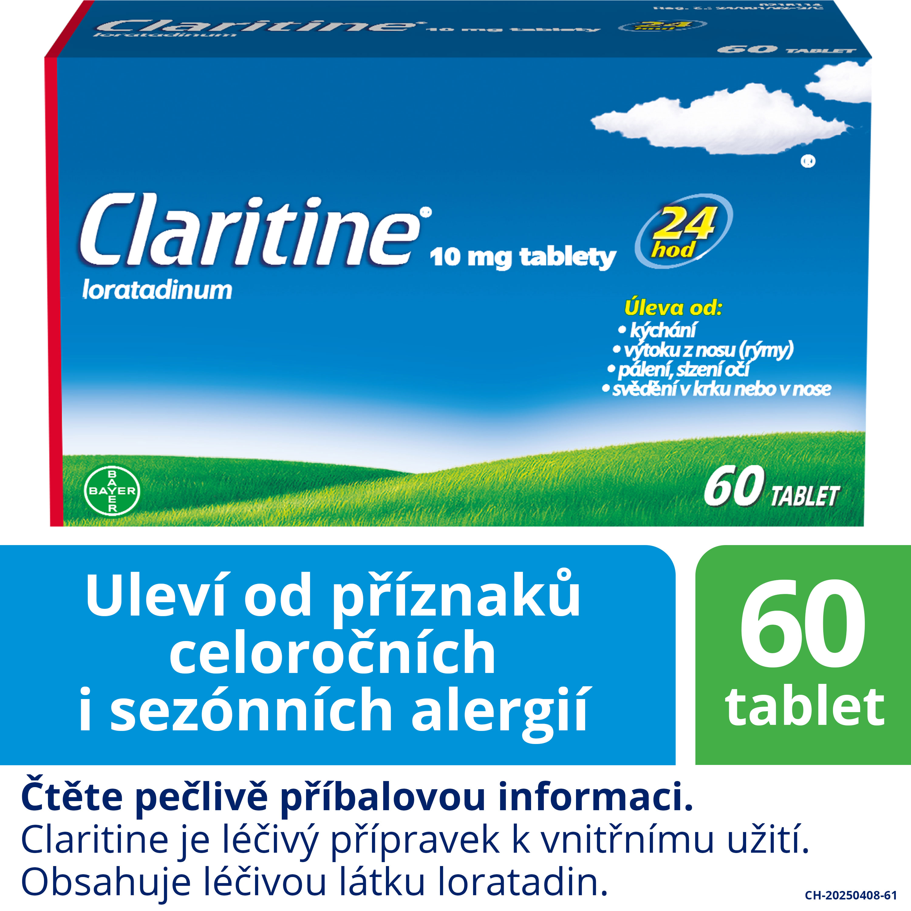 Levně Claritine 10mg, 60 tablet