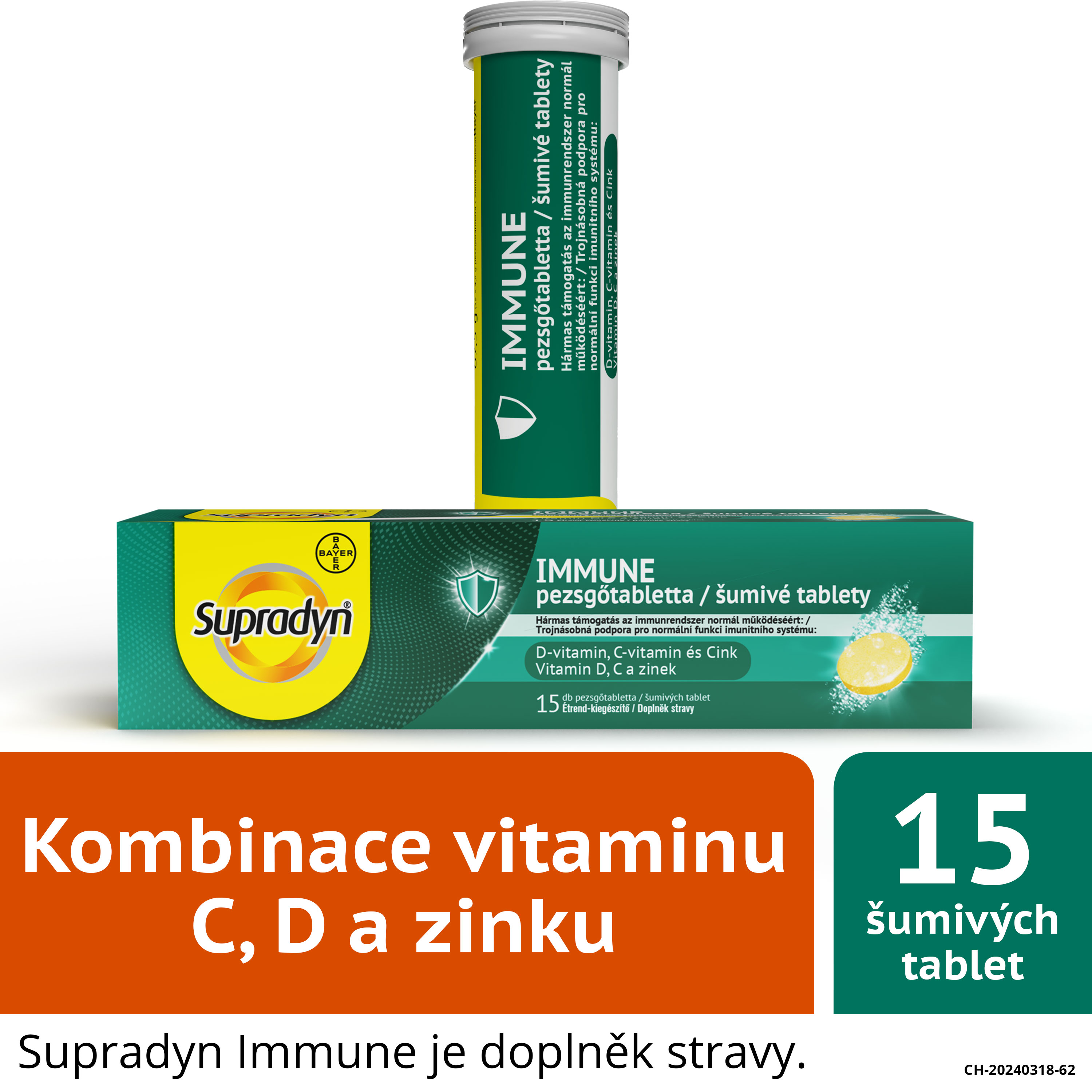 Levně Supradyn Immune 15 šumivých tablet
