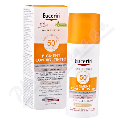 Levně EUCERIN SUN PigmentControlTinted SPF50+ světlá50ml