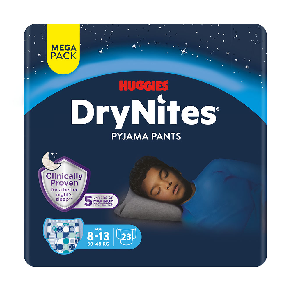 Levně DryNites natah.kalhot.chlapci 8-13let/30-48kg/23ks