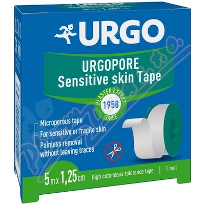 Levně URGO PORE Náplast netkaný textil 1.25cmx5m NOVÁ