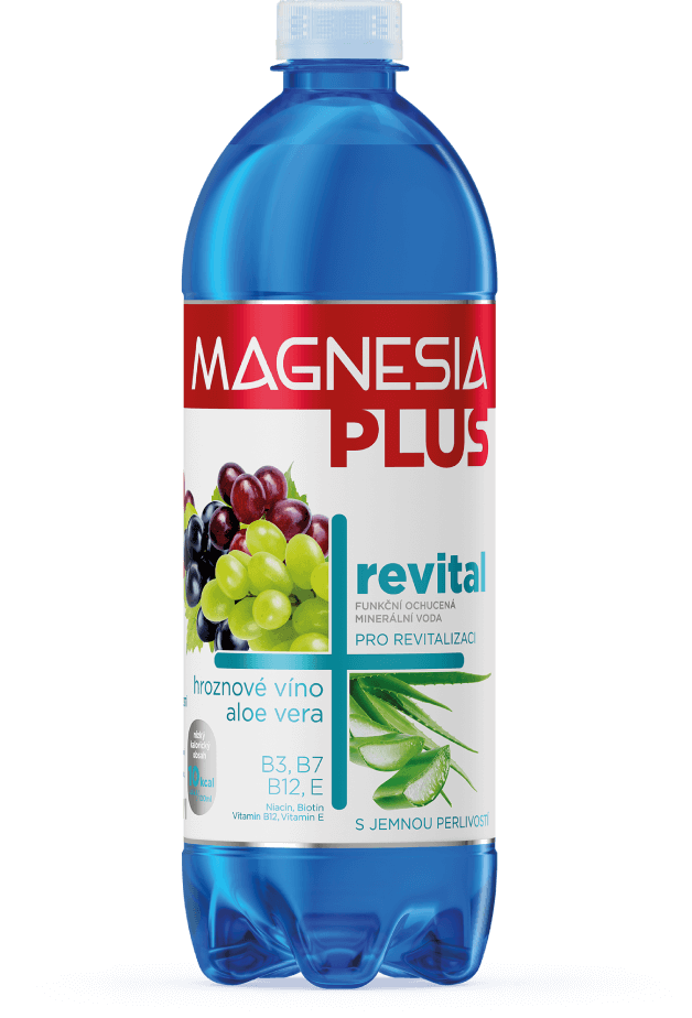 Levně Magnesia Plus Revital hroznové víno aloe vera 0.7l