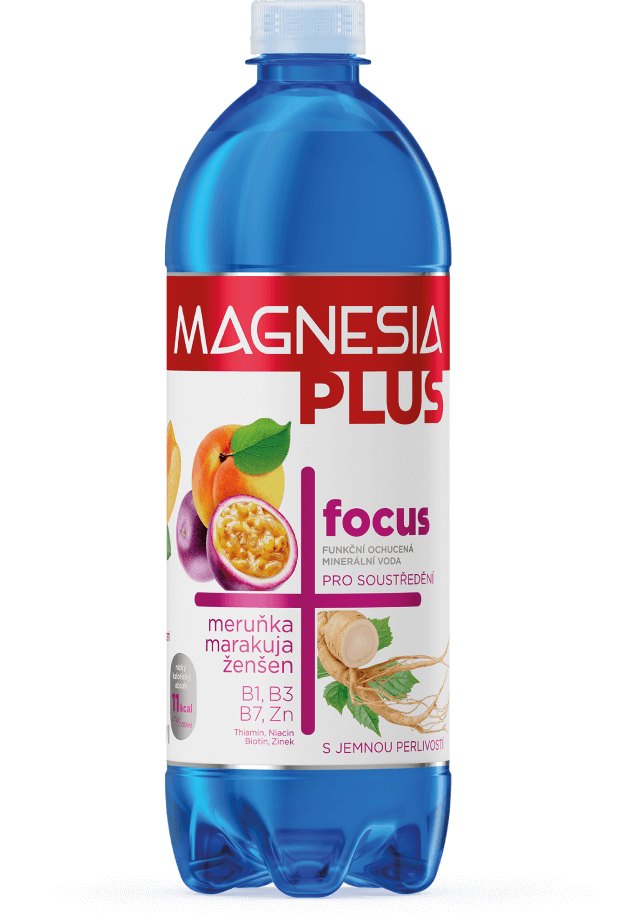 Levně Magnesia Plus Focus meruňka marakuja ženšen 0.7l