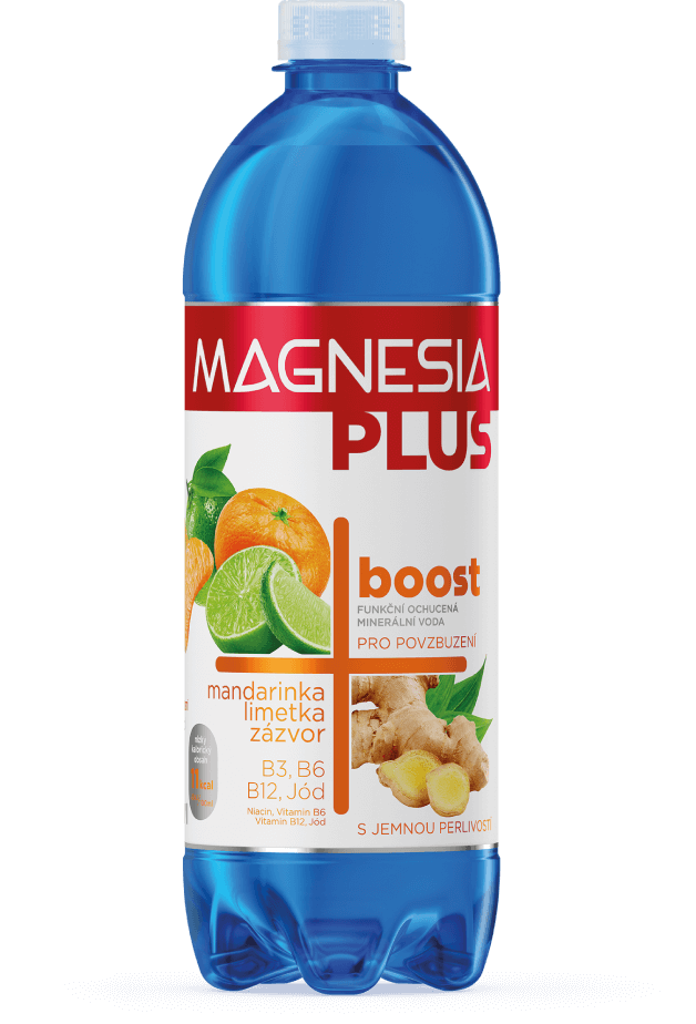 Levně Magnesia Plus Boost mandarinka limetka zazvor 0.7l