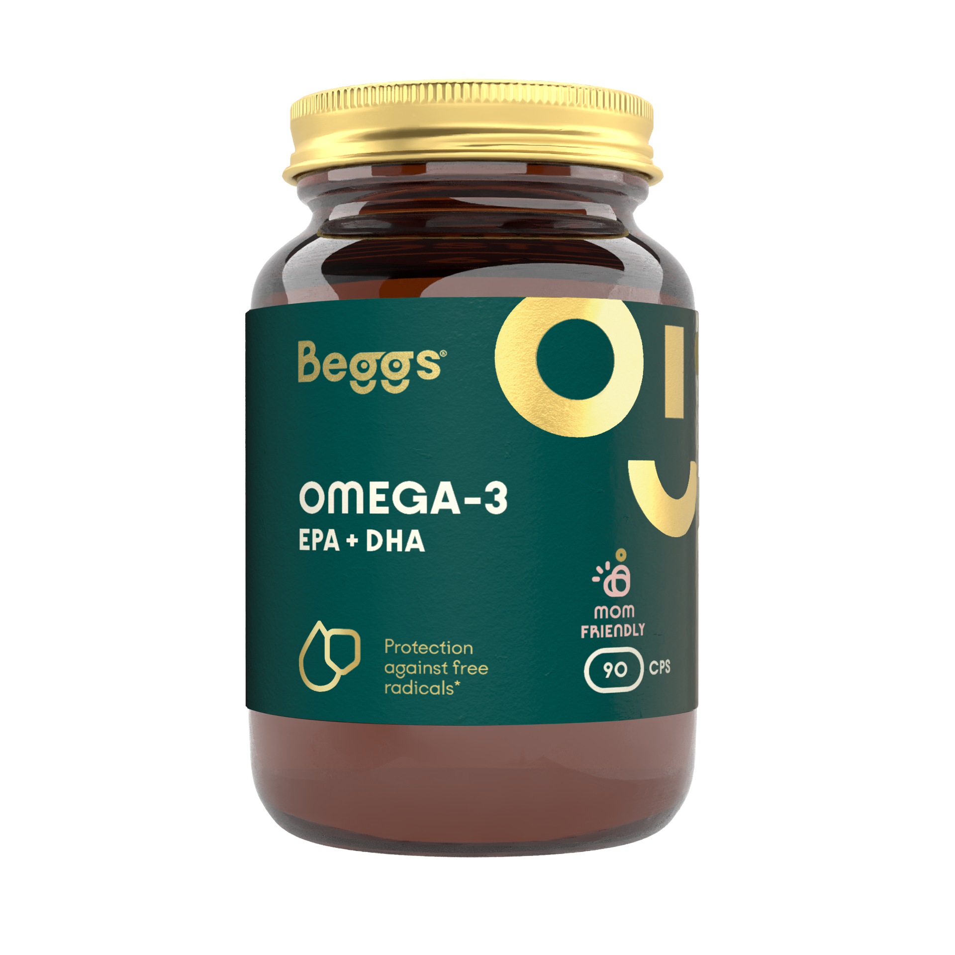 Levně Beggs Omega-3 EPA+DHA cps.90