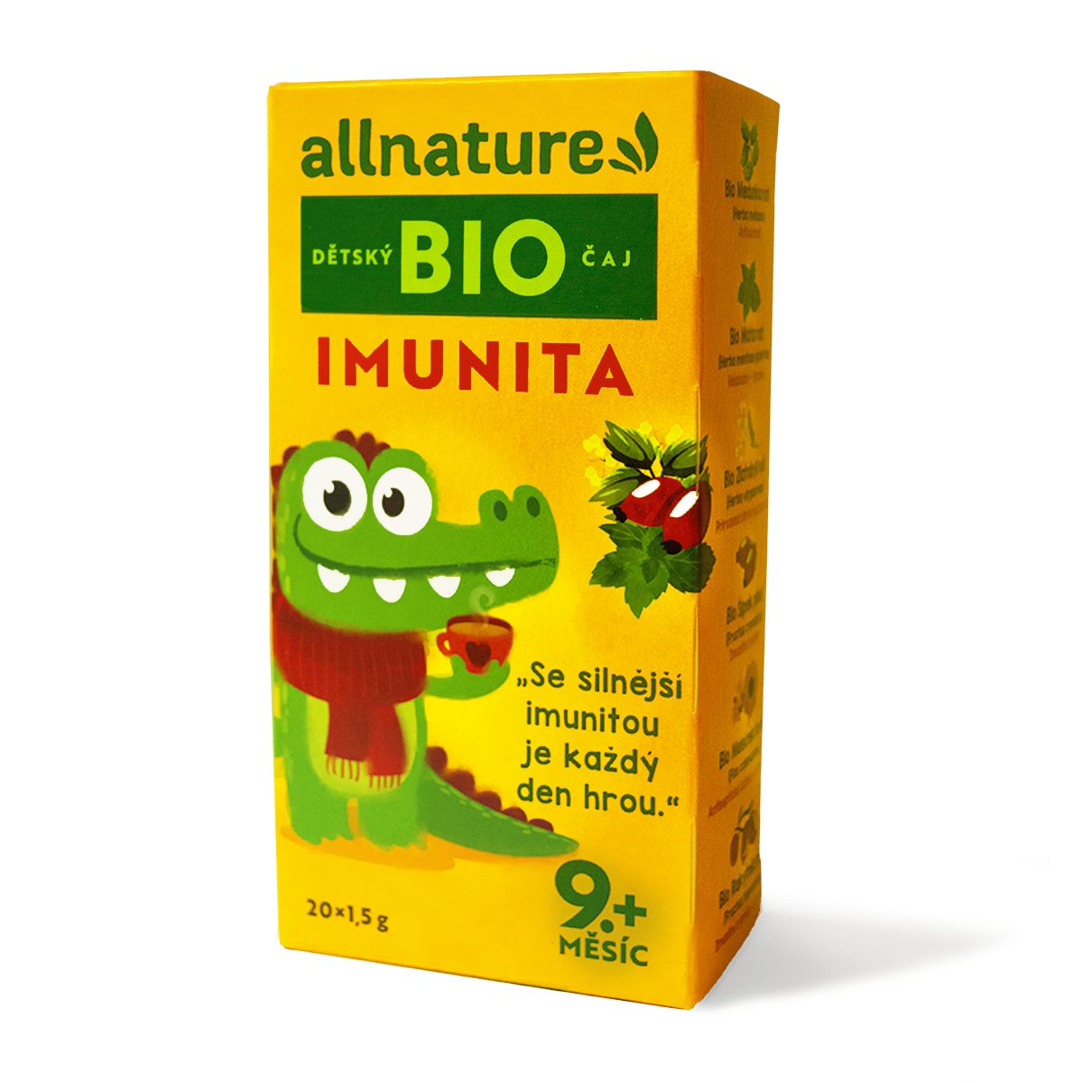 Levně Allnature Dětský čaj Imunita BIO 20x1.5g 9M+