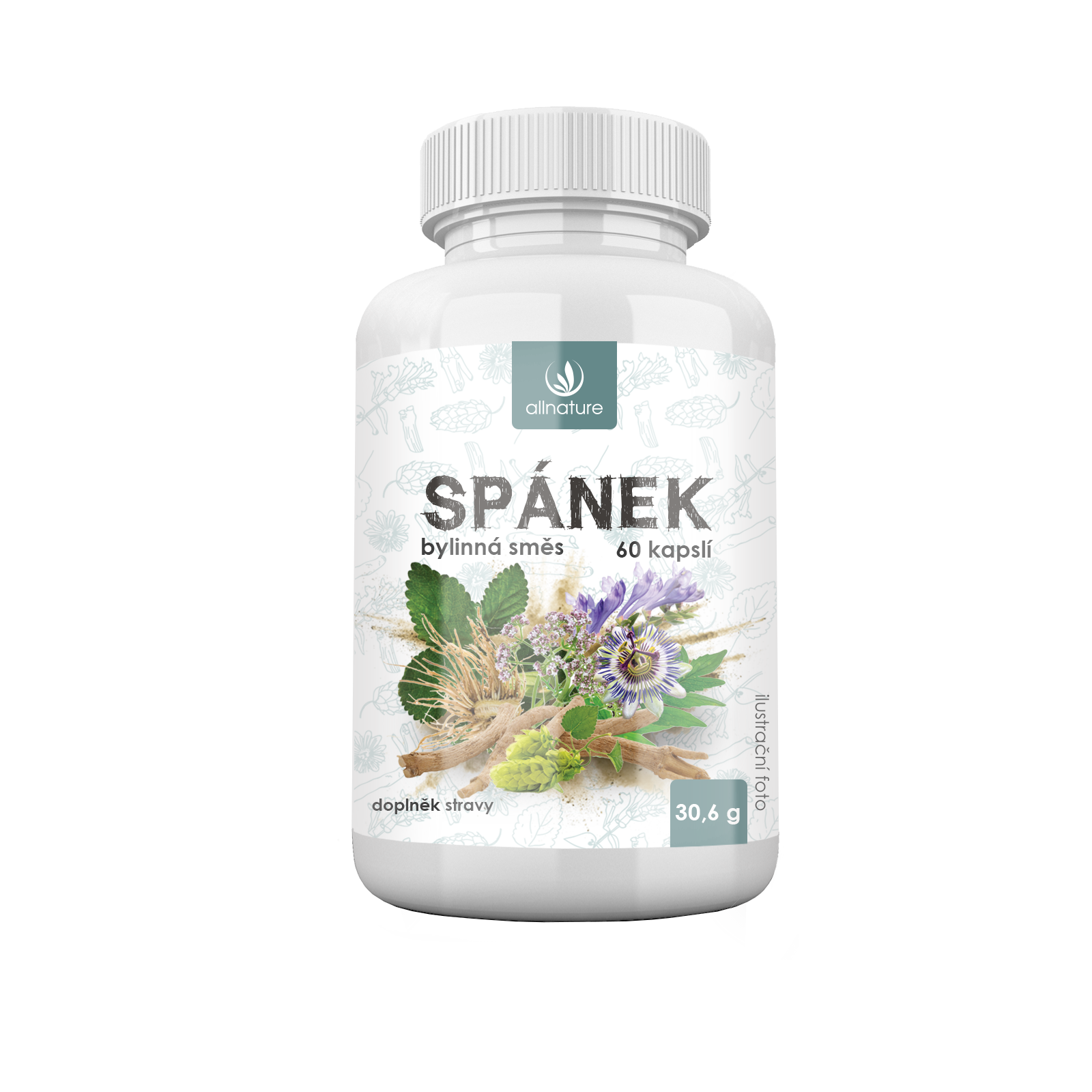 Levně Allnature Spánek bylinný extrakt cps.60