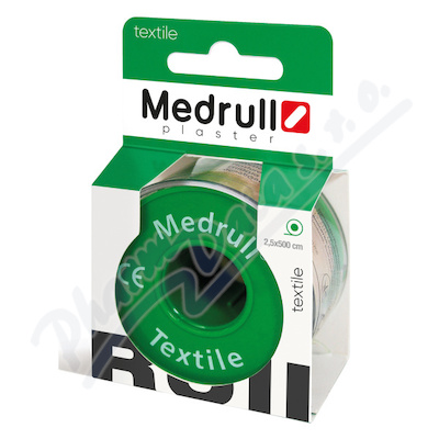 Levně Medrull textil.hyp.fixační náplast 2.5x500cm cívka