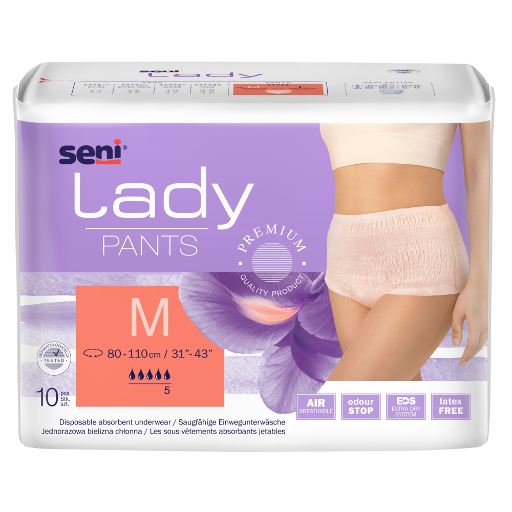 Levně Seni Lady Pants inkon.plenkové kalhotky M 10ks