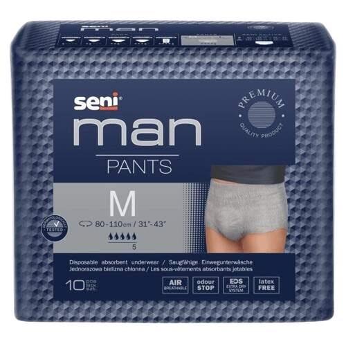 Levně Seni Man Pants inkon.plen.kalhotky M 10ks