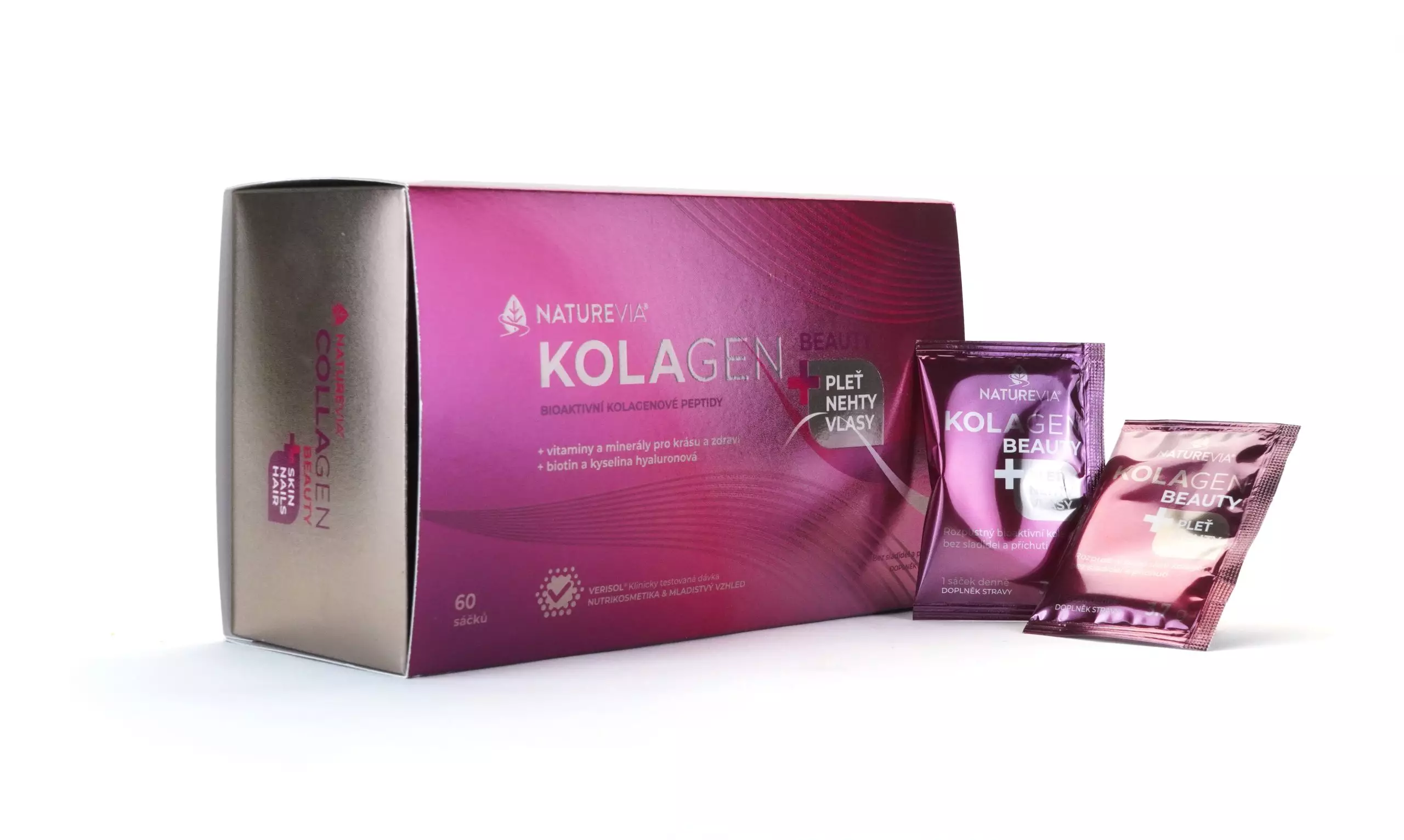 Levně Naturevia Kolagen Beauty+ 60 sáčků