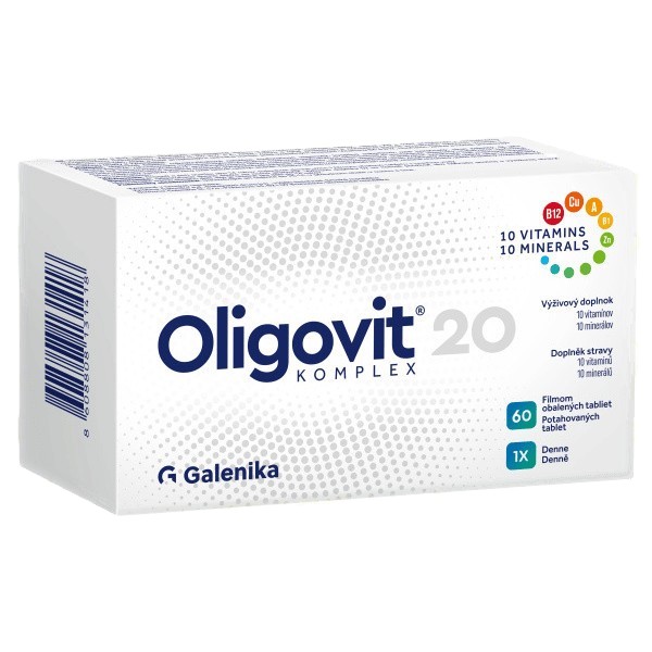 Levně Oligovit 20 Komplex tbl.60 Galenika