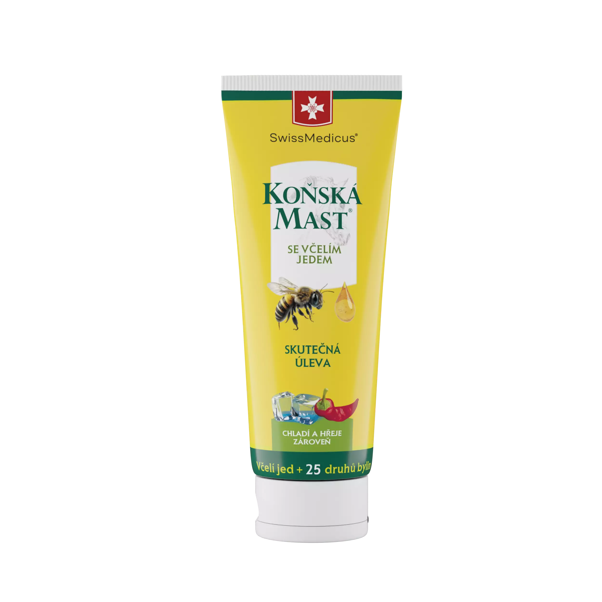 Levně SwissMedicus Koňská mast se včelím jedem 75ml