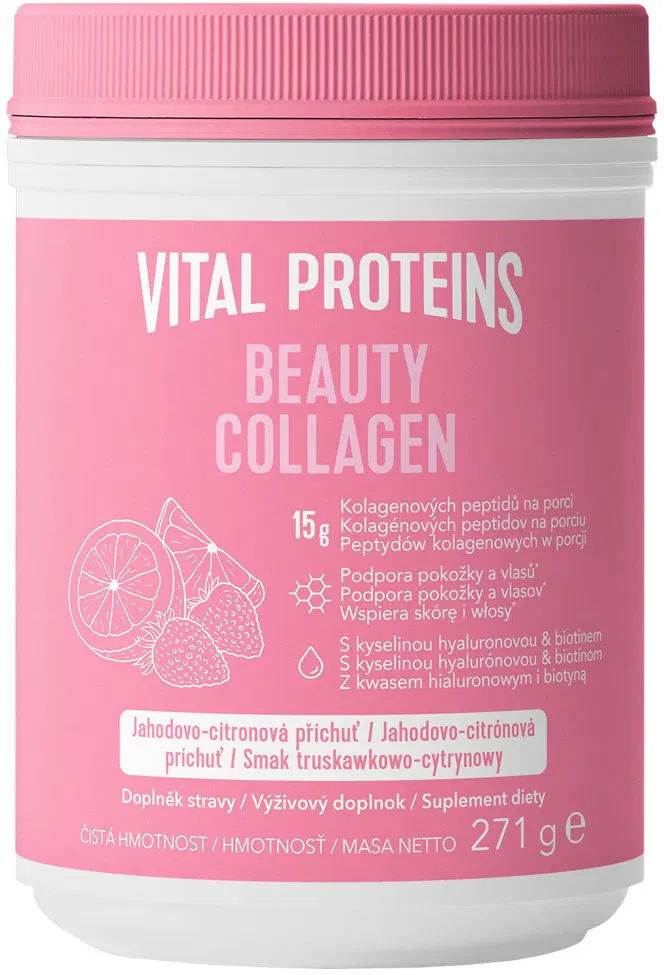 Levně Vital Proteins Beauty Collagen jahoda-citron 271g