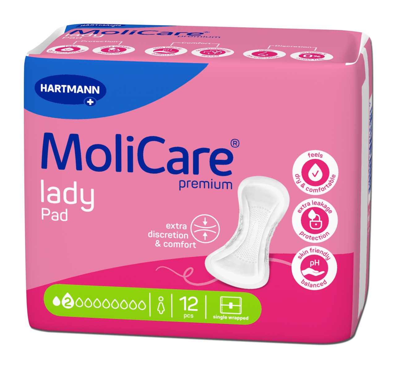 Levně MoliCare Lady Pad inkont.vložky 2k 12ks