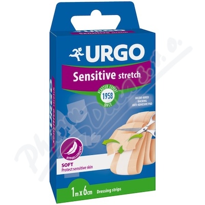 Levně URGO SENSITIVE Citlivá pokožka náplast 1mx6cm NOVÁ