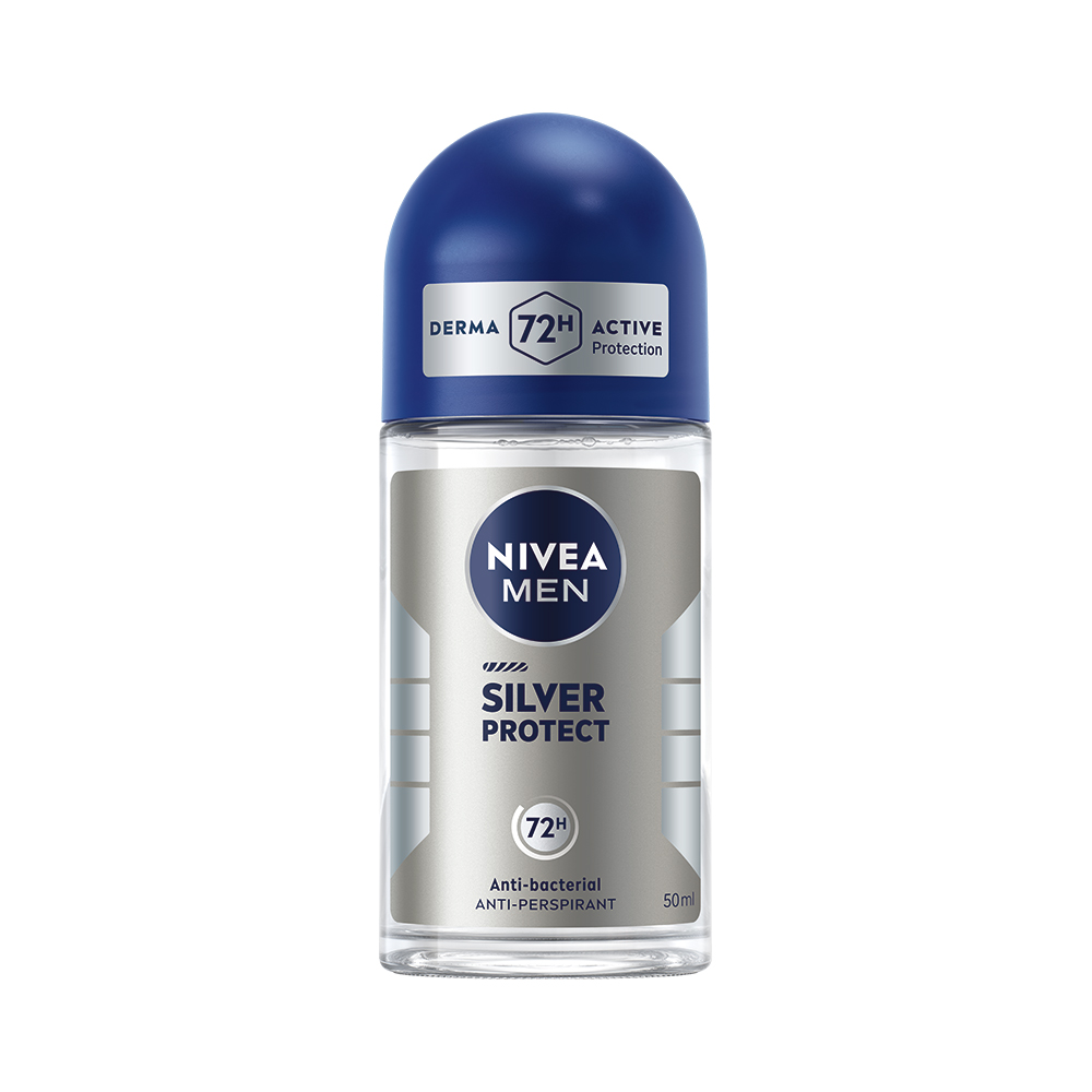 Levně NIVEA MEN Kuličkový antiperspirant pro muže Silver Protect