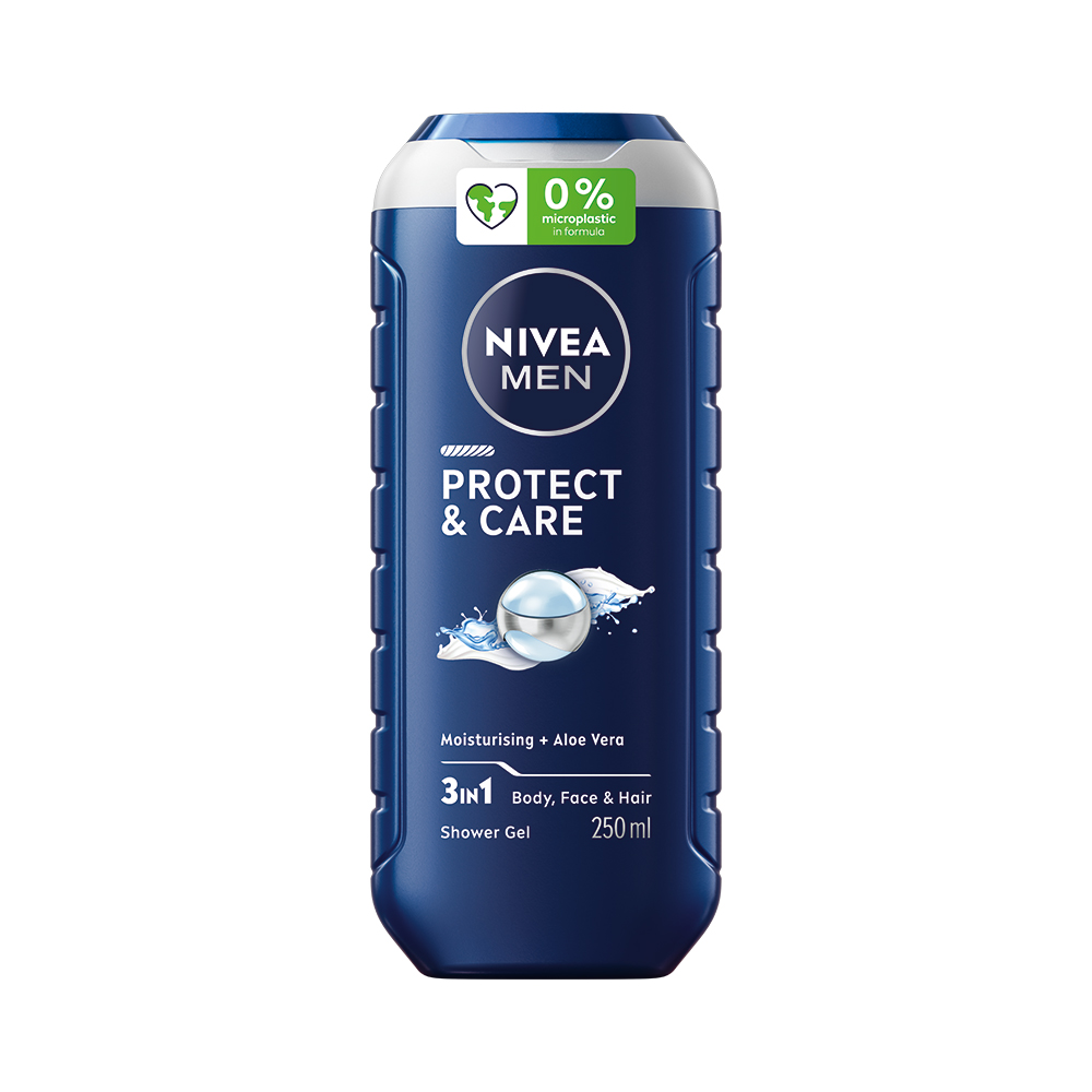 Levně NIVEA MEN Sprchový gel pro muže 3 v 1 Protect & Care 500ml