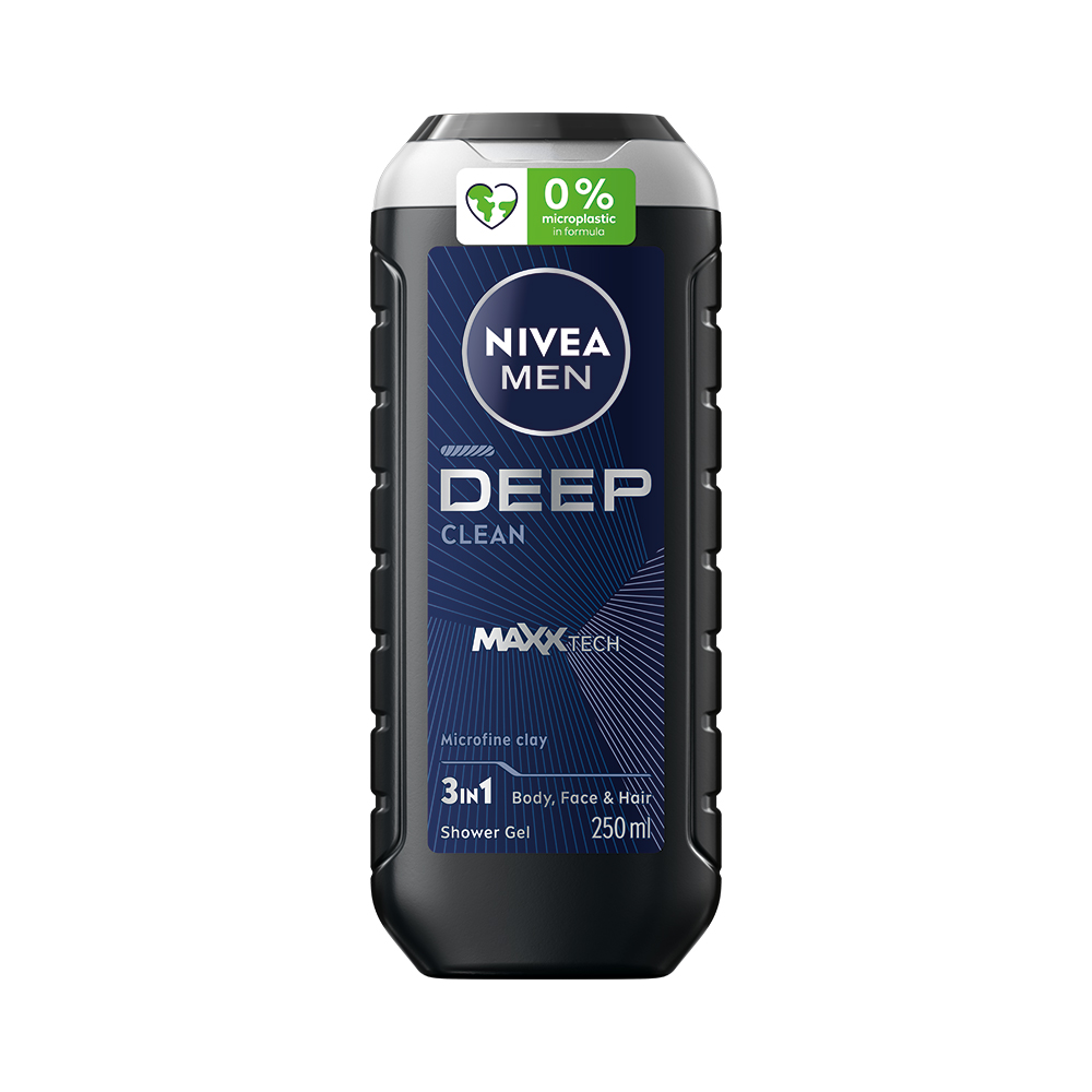 Levně NIVEA MEN Sprchový gel pro muže 3 v 1 Men Deep 250ml