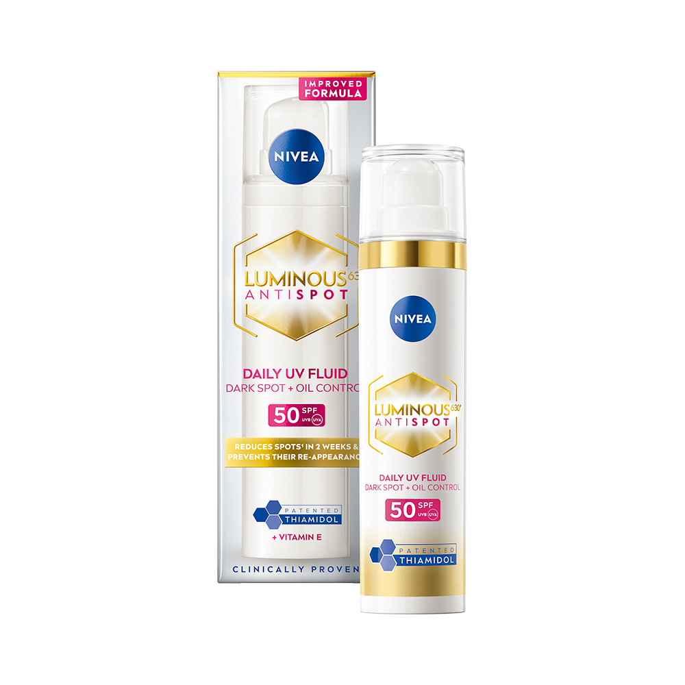 Levně NIVEA Zmatňující denní krém proti pigmentovým skvrnám Luminous630® SPF 50 40ml