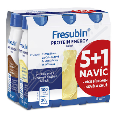 Levně Fresubin Protein Energy Drink 200ml 5+1