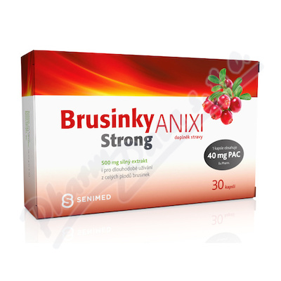 Levně Brusinky ANIXI Strong 500mg cps.30