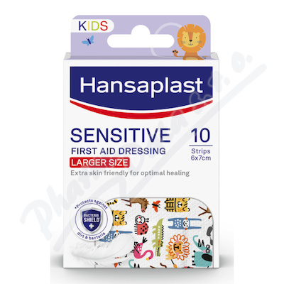 Levně Hansaplast Sensitive Zvířátka large náplast 10ks