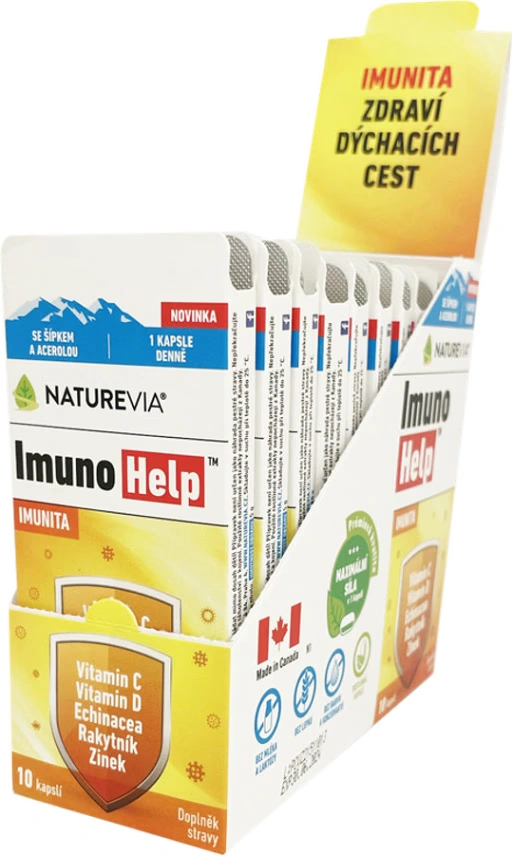 Levně NatureVia ImunoHelp BOX 10x10 kapslí