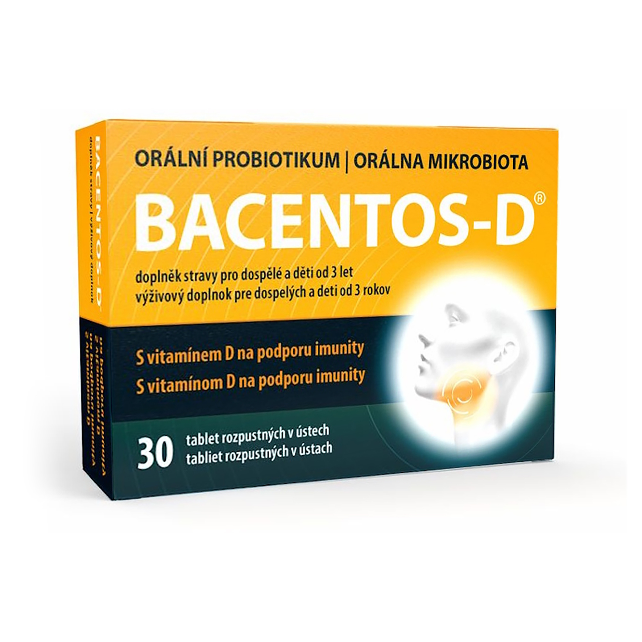 Levně BACENTOS-D orální probiotikum 30 tablet