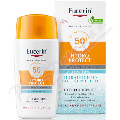 Levně EUCERIN SUN fluid na opal.na obličej SPF50+ 50ml
