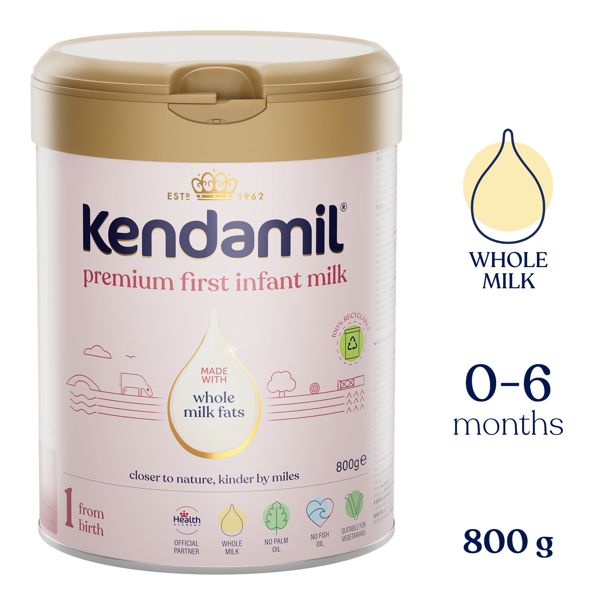 Levně Kendamil Premium 1 (800 g)